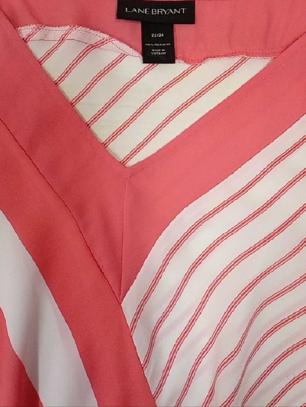 Lane Bryant Scarf Sleeve Blouse 4689 R - Picture 4 of 6